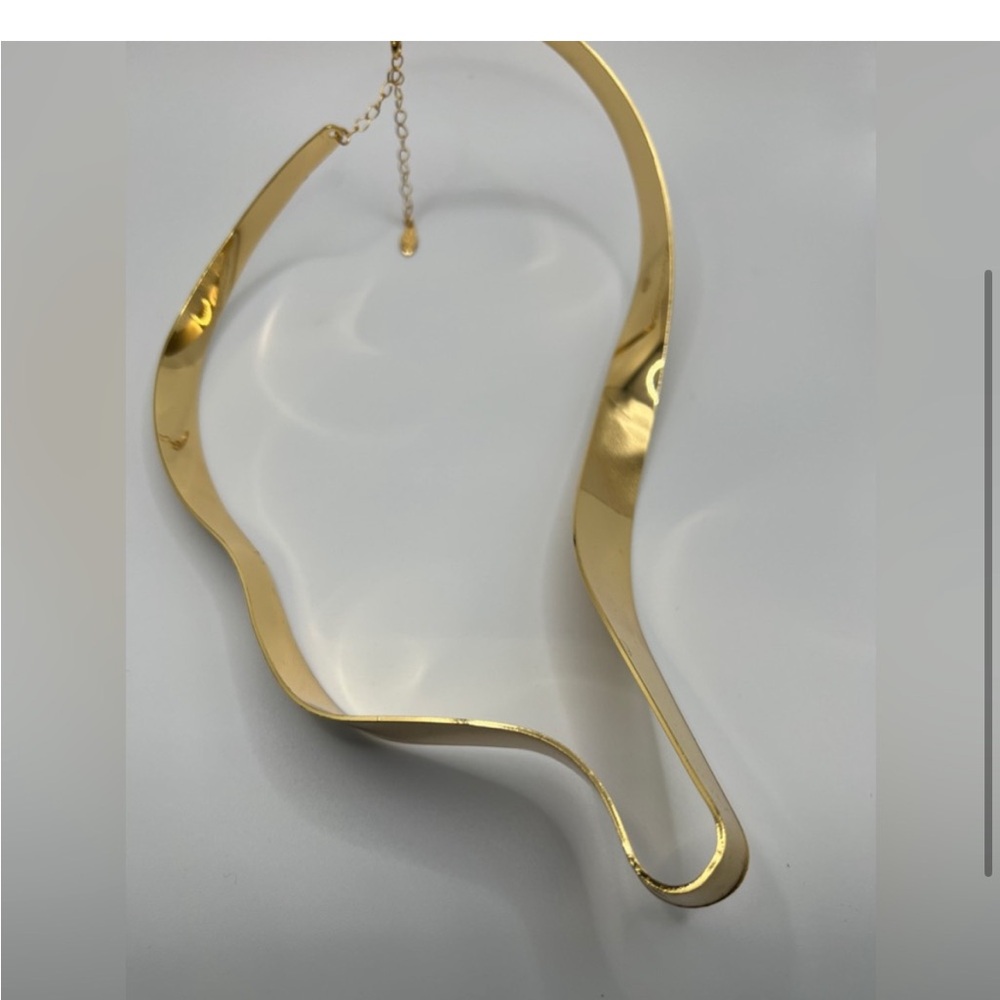 8 Other Reasons Ribbon Choker in Gold 24K Gold Plated